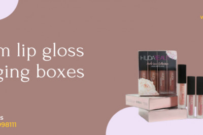 Customized Printed Lip Gloss Boxes