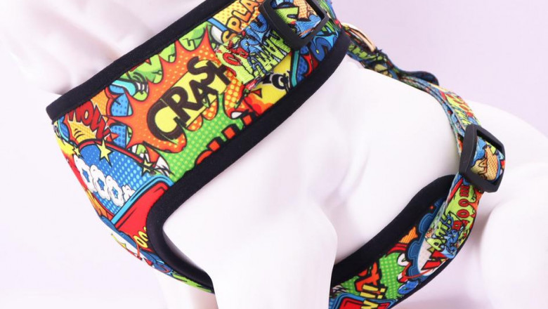 Dog harness | Crash Design Dog Harness Leash and Poop Bag Set