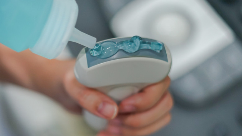 Ultrasound gel is also a sticky, transparent, and thick substance.