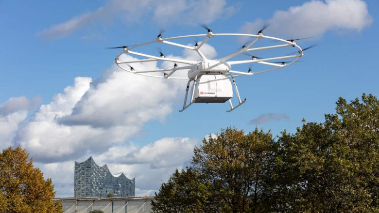 Volocopter’s VoloDrone conducted debut public flight