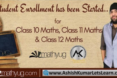 Student Enrollment for Class 10 Maths, Class 11 Maths & Class 12 Maths