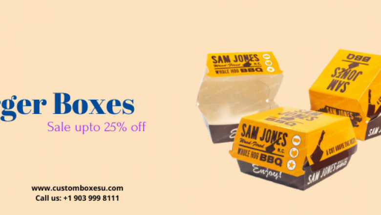 High Quality Burger Boxes with Display