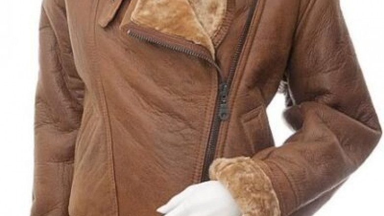 Buy Women Aviator Leather Jacket in Virginia USA