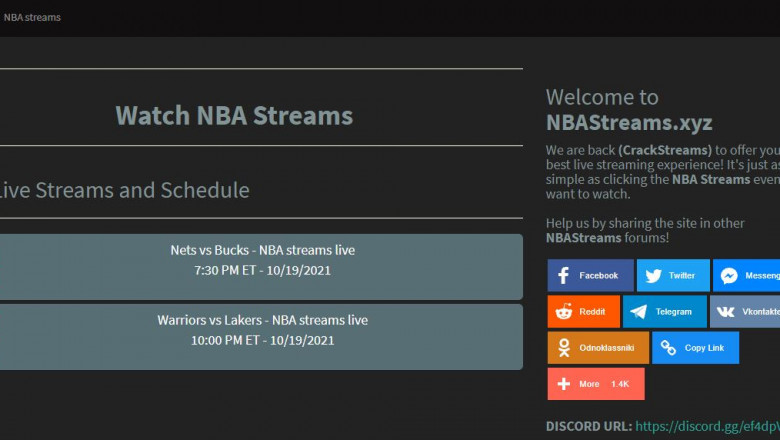 Watch NBA Streams | NBAStreams Reddit Links - Crackstreams