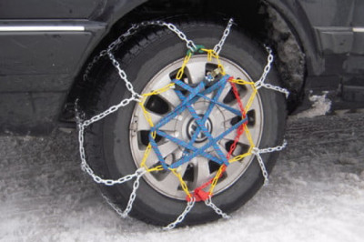 During inclement weather, an Automotive Snow Chain is used to prevent vehicle skidding by boosting traction on regions where snow has formed