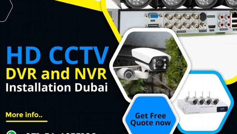 HD CCTV DVR Installation Dubai