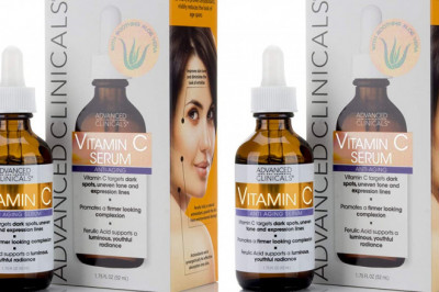 Amazon.com: Advanced Clinicals Vitamin C Anti-aging Serum for Dark Spots, Uneven Skin Tone, Crows Feet and Expression Lines. (Two - 1.75oz) : Beauty & Personal Care