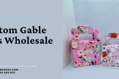 Custom Gable Boxes Wholesale