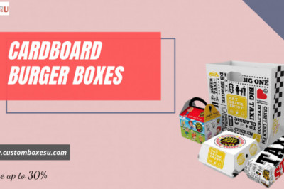 Stunning cardboard burger boxes that are in demand
