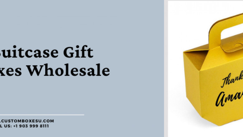 Suitcase Gift Boxes Wholesale