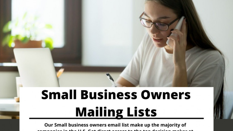 Get a Small Business Owners Mailing Lists and connect with the top decision makers at businesses across the USA.