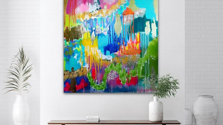 Latest Abstract Paintings by Maryam Art Studio