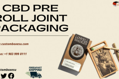 Corrugated and eco-friendly CBD pre roll joints boxes