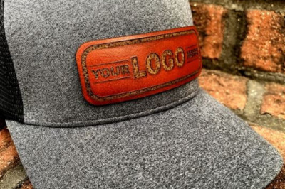 Custom Logo Leather Patch Hats