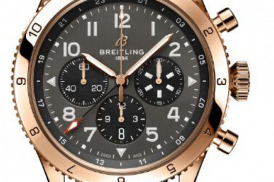 Breitling SUPER AVI B04 CHRONOGRAPH GMT 46 TRIBUTE TO VOUGHT F4U CORSAIR AB04451A1C1X1 Men Watch