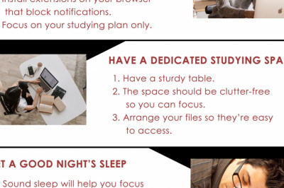 Infographic: How To Avoid Distractions While Studying Online