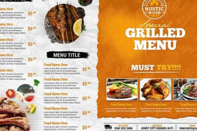 Menu Templates - Menudesigngroup