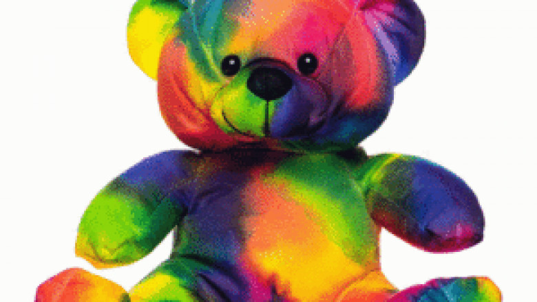 Tie-Dye Teddy Bear