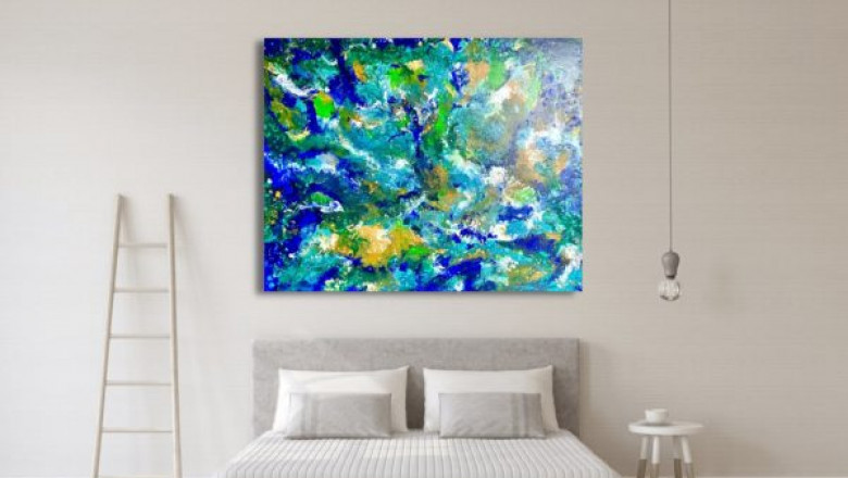Bedroom interior painting