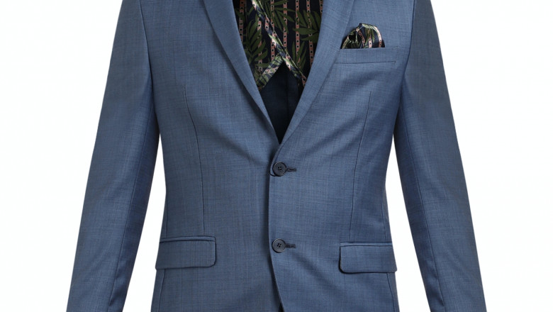 Buy Ted Baker Light Blue Slim fit Blazer from The Collective