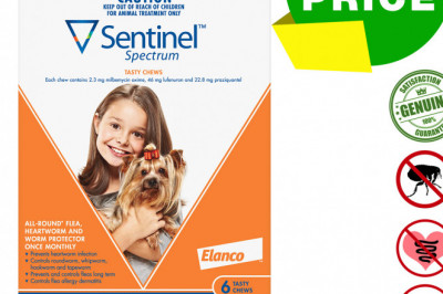 SENTINEL Spectrum Worm Flea Treatment 6 Chews for Dogs upto 4 Kg