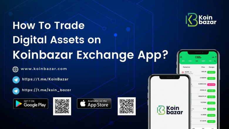 How To Trade Digital Assets on Koinbazar Exchange App?