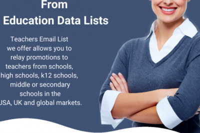 Teacher Mailing List | Education Email List | Teachers Database