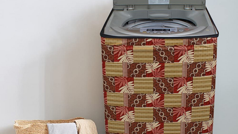 DREAM CARE Printed Washing Machine Cover for LG Design01