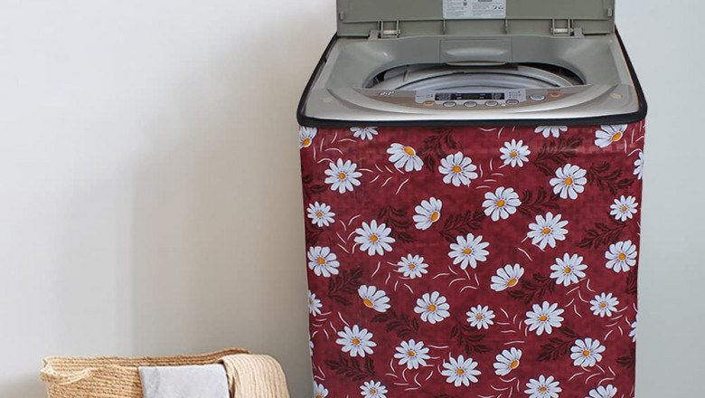 DREAM CARE Printed Washing Machine Cover for LG Machine Design08