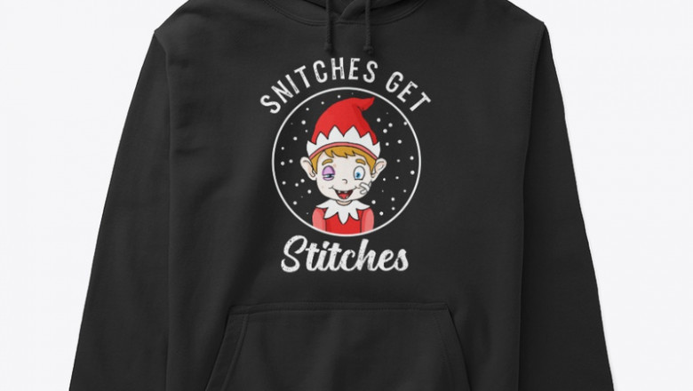 Snitches Get Stitches Elf Shirt