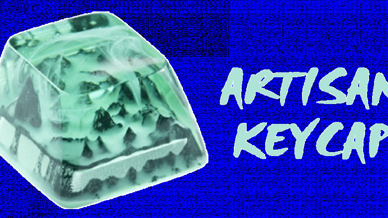 What is an artisan keycap?