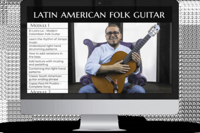 Learn Latin American Folk Guitar and  Cuban Guitar Lessons