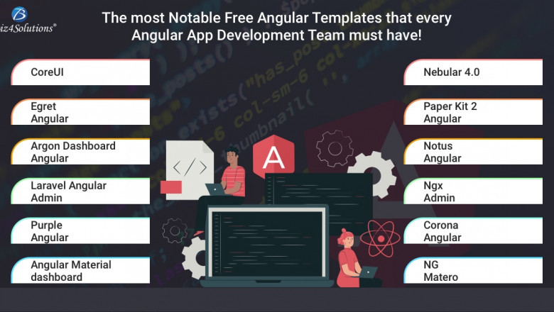 The most notable free angular templates that every angular app development team must have