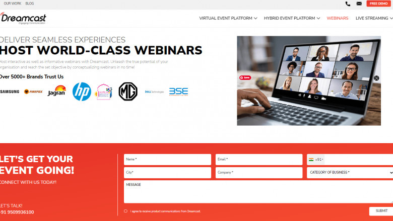 Dreamcast : Virtual Event Platform, LIVE Streaming Services & Event Tech Solutions