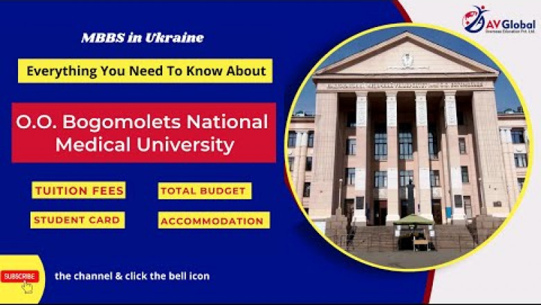 O. O. Bogomolets National Medical University | MBBS in Ukraine | Hostel, Tuition Fees | Campus.
