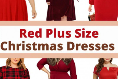 The 10 Christmas Best Red Plus Size Dress for Women on Amazon