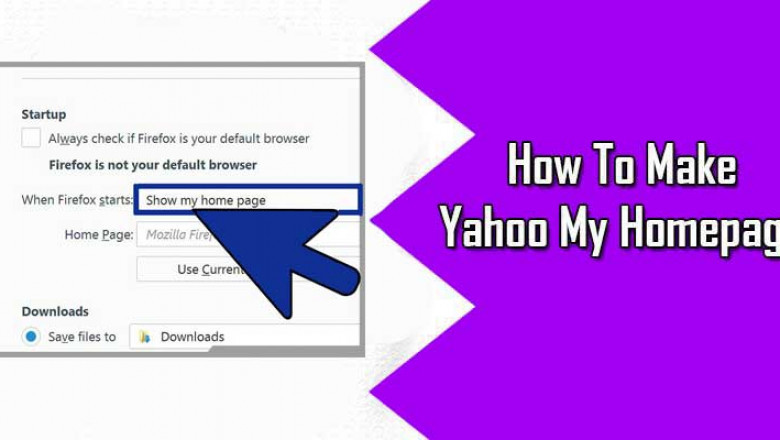 How to Make Yahoo my Homepage on Google Chrome?