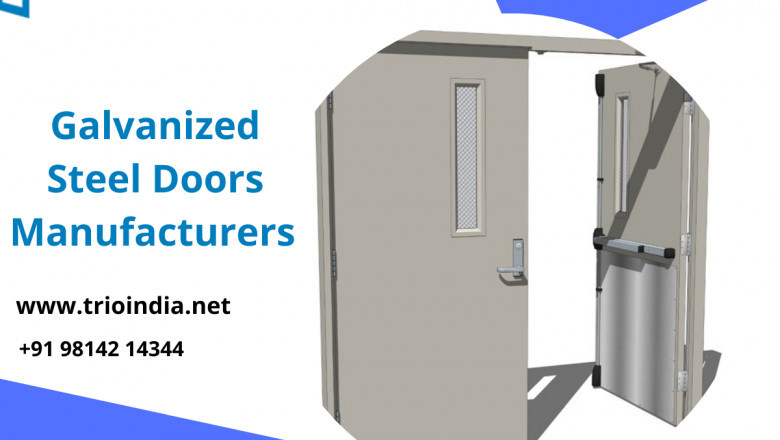 Galvanized steel doors manufacturers