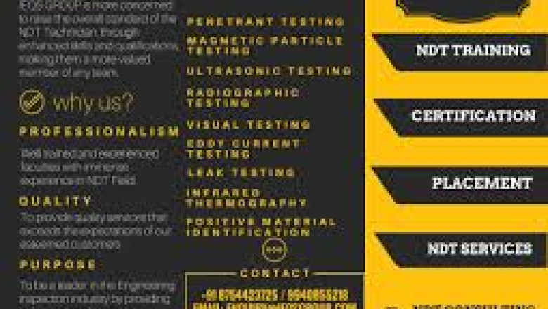 Are You Looking For Best NDT Courses In Chennai?