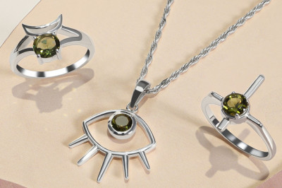 Moldavite Rings at Wholesale Price by Rananjay Exports