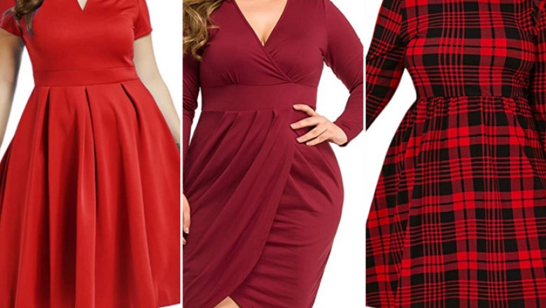 The 10 Best Red Plus Size Christmas Dresses for Women on Amazon