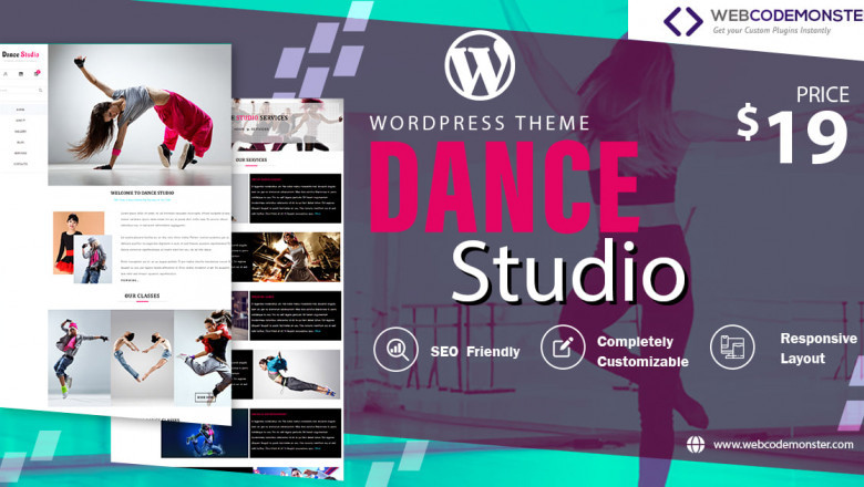 Dance Studio WordPress Theme