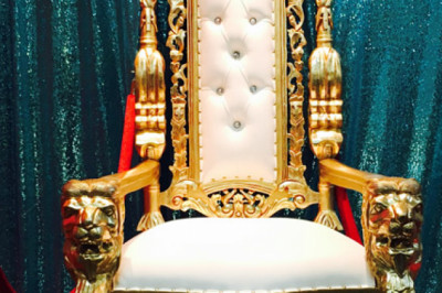 Feel like Royalty with Throne Chairs for Rent on the BRAT Shack