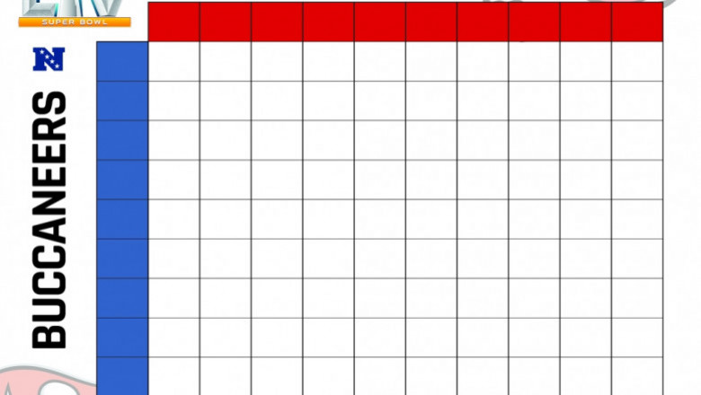 Super bowl bet squares