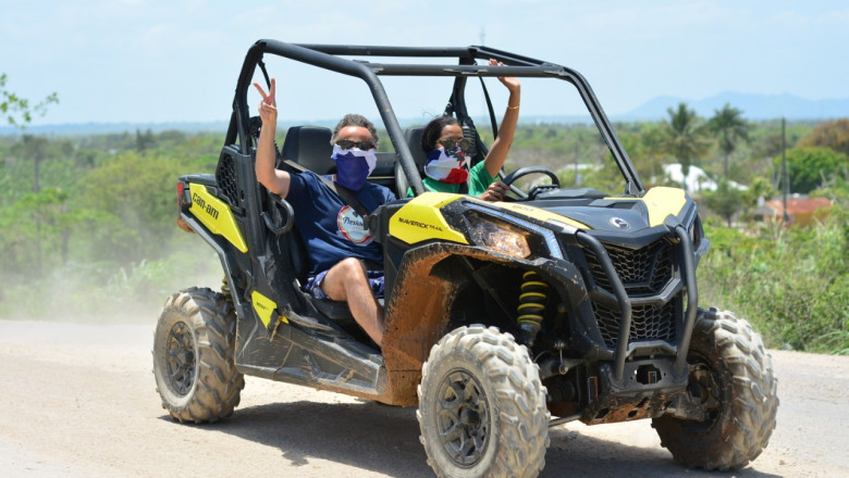 See the Moist Caves through Polaris Ride Excursions in Punta Cana