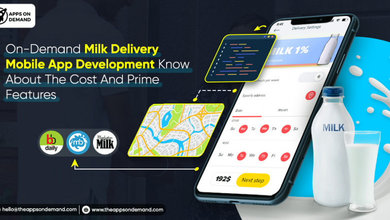 Know About The Cost And Prime Features of Milk Delivery Mobile App Development