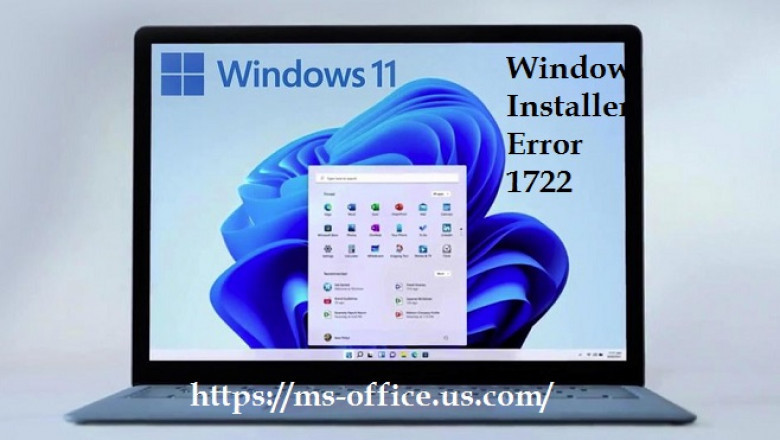 Method to Fix Window Installer Error 1722 in Window 11: