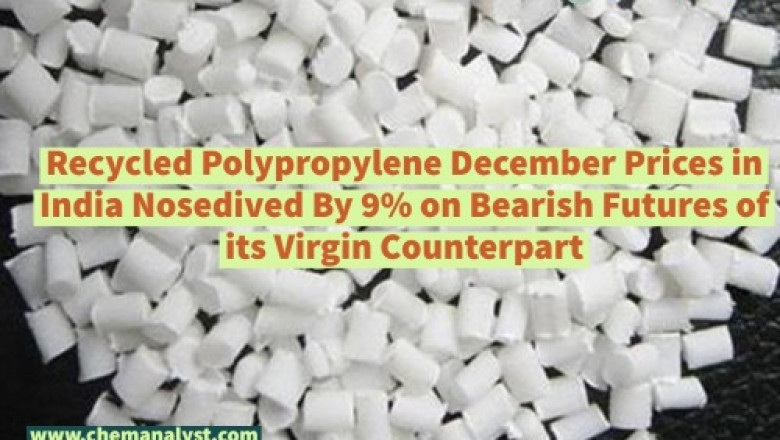 Prices of recycled polypropylene in India Nosedived By 9% on Bearish Futures of its Virgin Counterpart