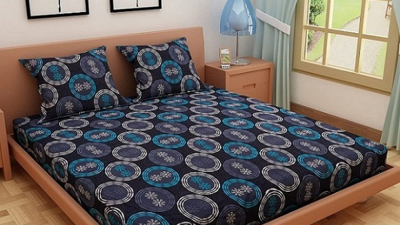 Dream Care 120 TC 100% Pure Cotton Spinner Print Double Bedsheet