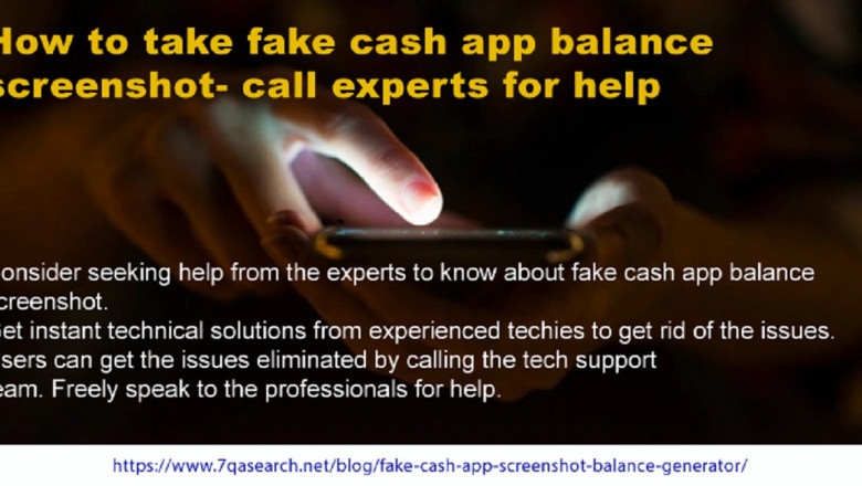 How to take fake cash app balance screenshot- call experts for help